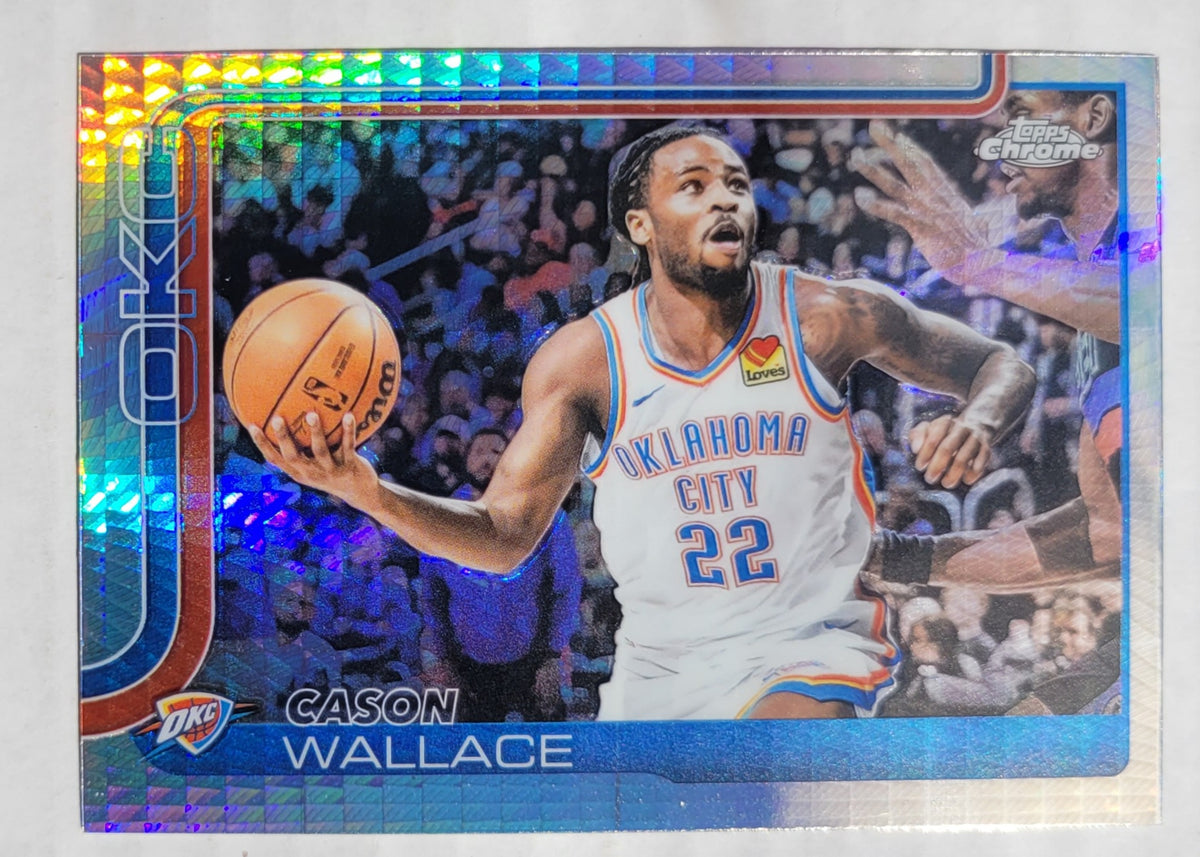 Cason Wallace - 2025-26 Topps Chrome Prism Refractors #191