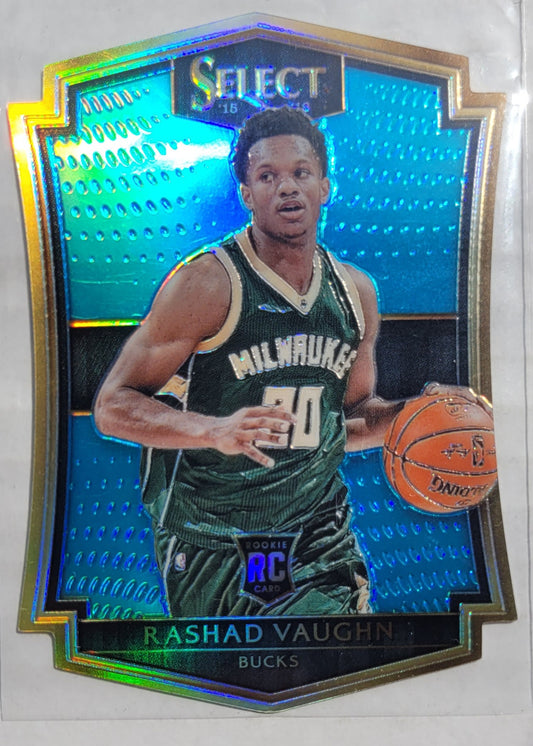 Rashad Vaughn - 2015-16 Select Light Prizms Blue Die-Cut #198 - 134/199 RC