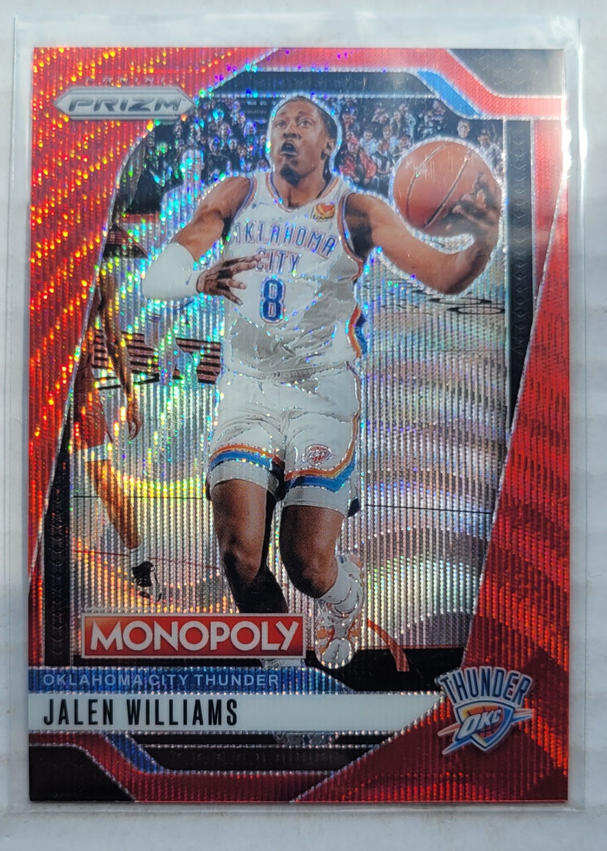 Jalen Williams - 2024-25 Panini Prizm Monopoly Red #81