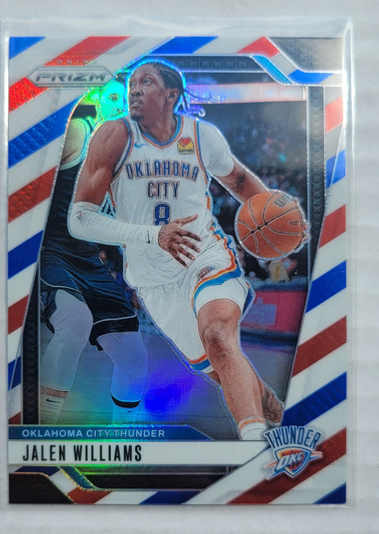 Jalen Williams - 2024-25 Panini Prizm Prizms Red White and Blue #65