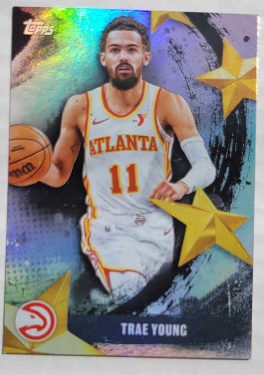 Trae Young - 2025-26 Topps Stars of the NBA Rainbow Foilboard #SA25