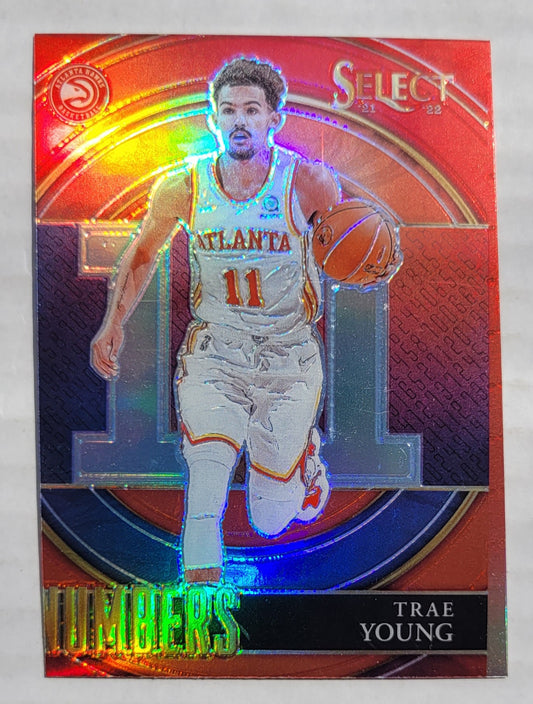 Trae Young - 2021-22 Select Numbers Prizms Red #29