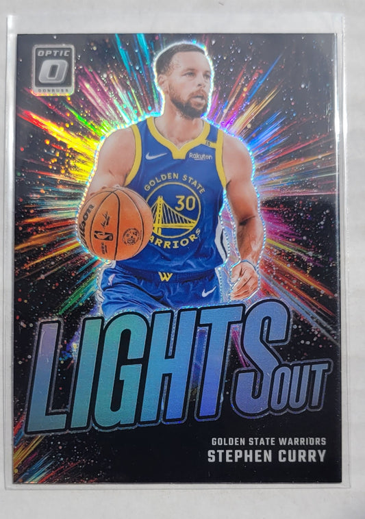 Stephen Curry- 2024-25 Donruss Optic Lights Out Holo #7