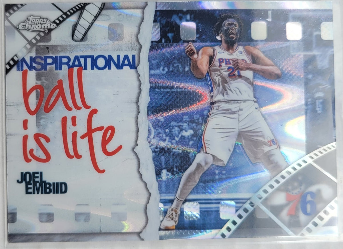 Joel Embiid - 2025-26 Topps Chrome Inspirational RayWave Refractors #IP10