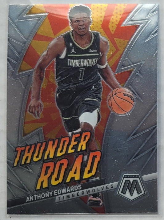 Anthony Edwards - 2022-23 Panini Mosaic Thunder Road #15