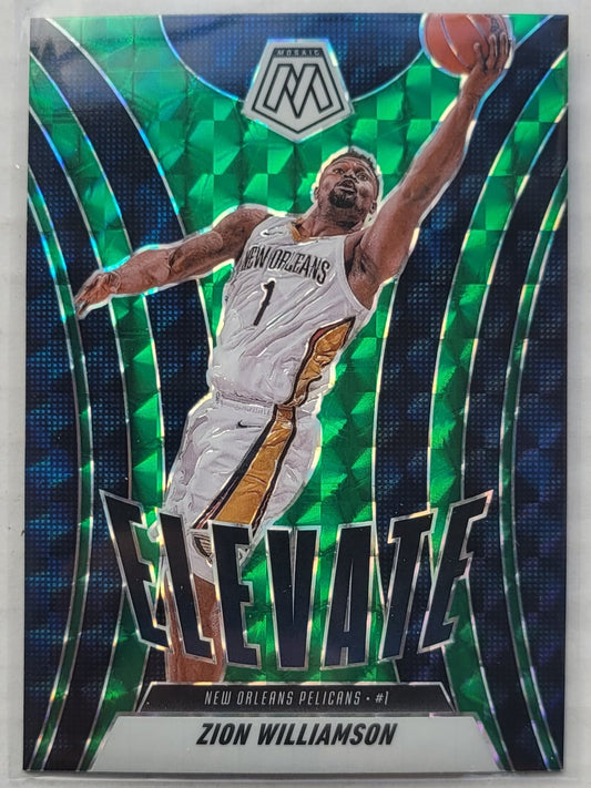 Zion Williamson - 2024-25 Panini Mosaic Elevate Mosaic Green #2