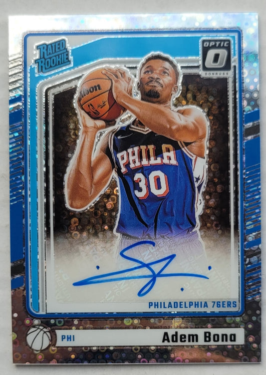 Adem Bona - 2024-25 Donruss Optic #335 RR AU