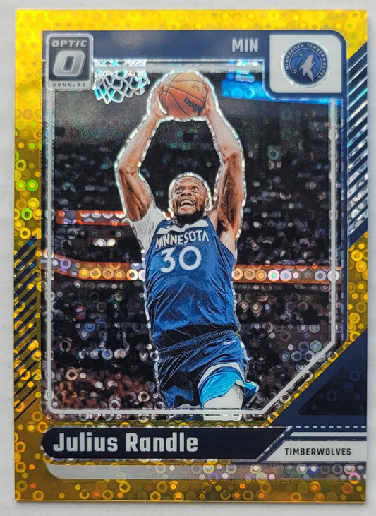 Julius Randle - 2024-25 Donruss Optic Fast Break Gold #224 - 08/10