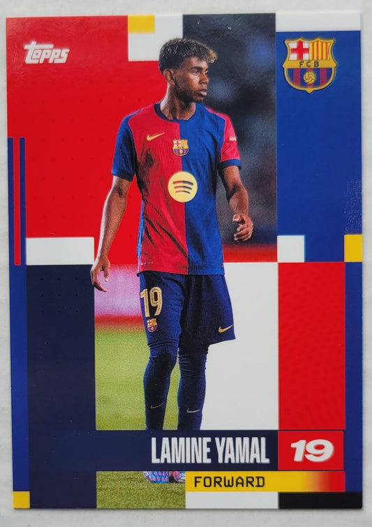 Lamine Yamal - 2024-25 FC Barcelona Topps Team Set #25