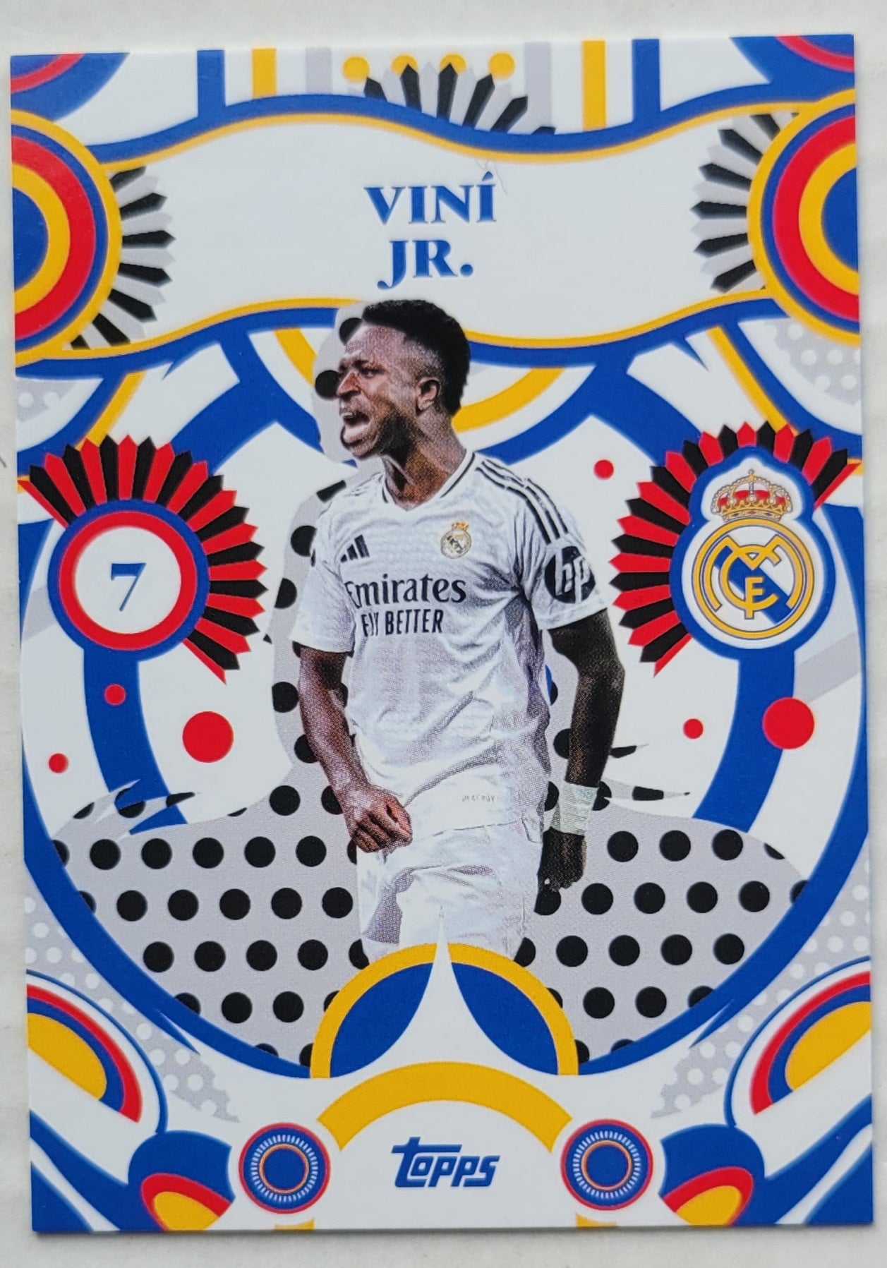 Vini Jr. - 2024-25 Topps Real Madrid Team Set #26