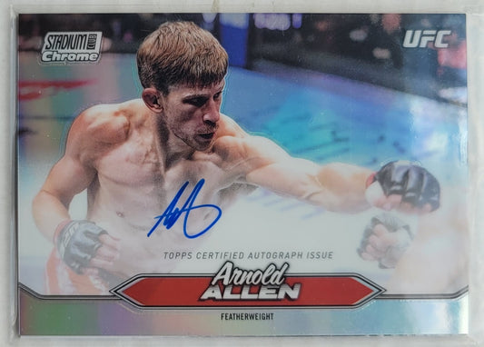 Arnold Allen - 2025 Stadium Club UFC Chrome Autographs #CASAAN