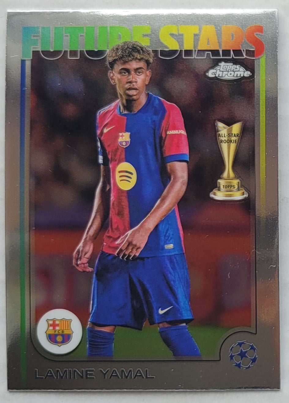 Lamine Yamal - 2024-25 Topps Chrome UEFA Club Competitions #27 FS