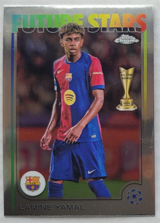 Lamine Yamal - 2024-25 Topps Chrome UEFA Club Competitions #27 FS