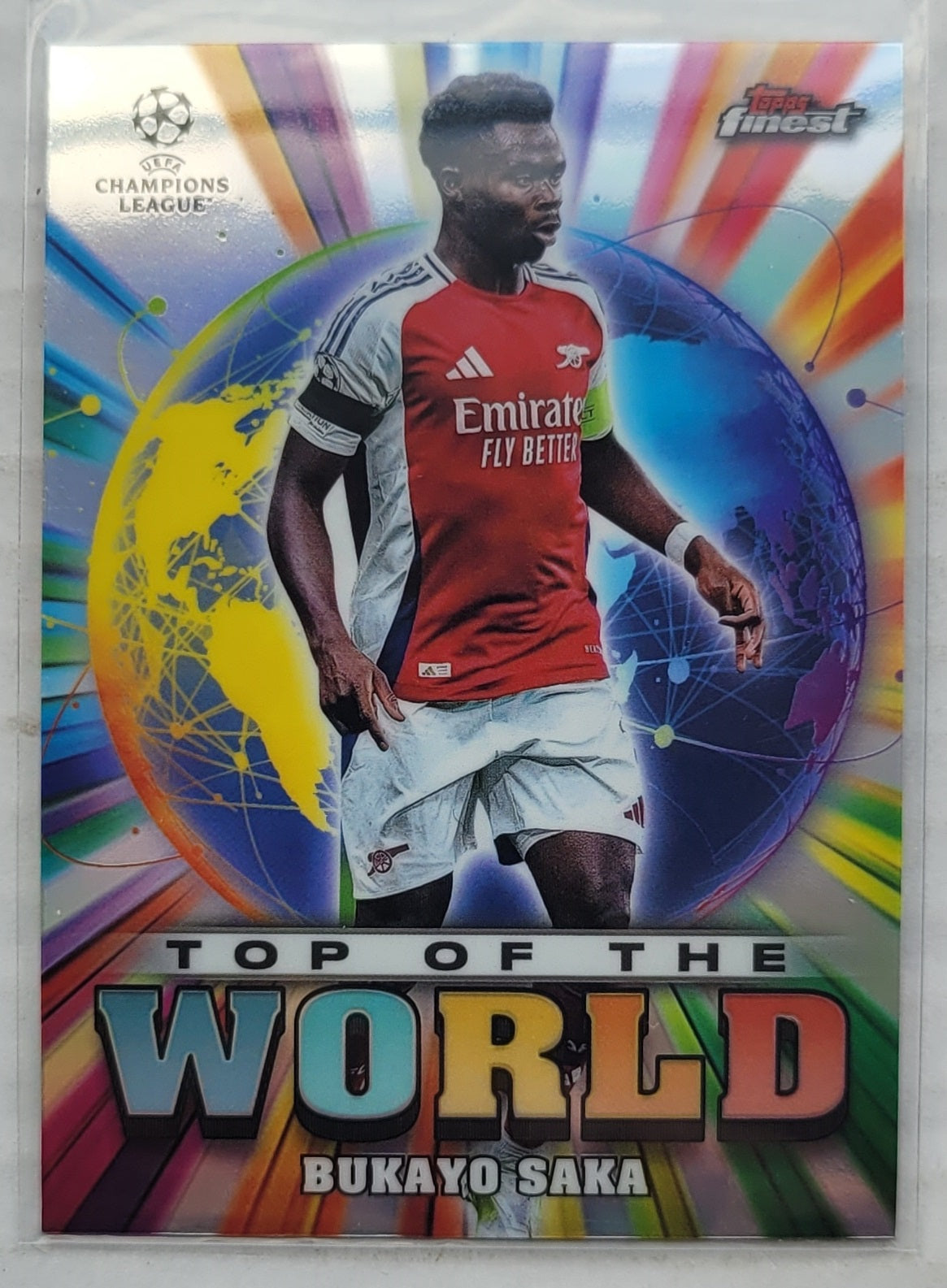 Bukayo Saka - 2024-25 Finest UEFA Club Competitions Top of the World #TW4