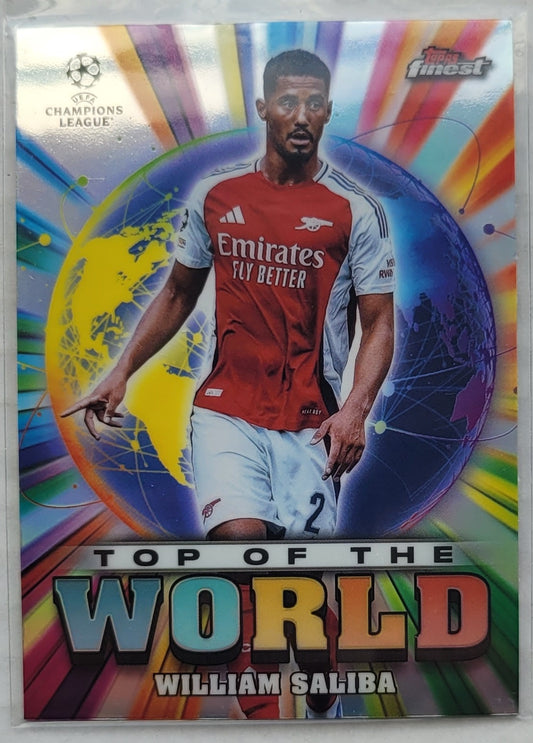 William Saliba - 2024-25 Finest UEFA Club Competitions Top of the World #TW16