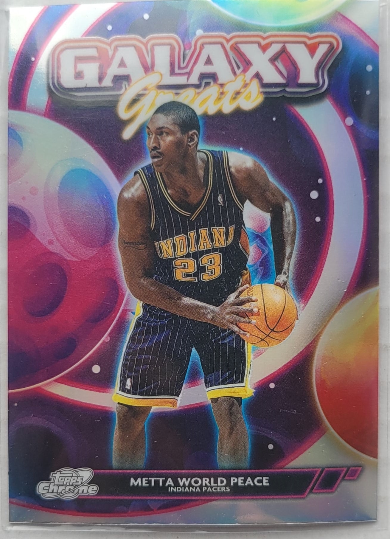 Metta World Peace - 2025-26 Topps Cosmic Chrome Galaxy Greats Refractors #GG31