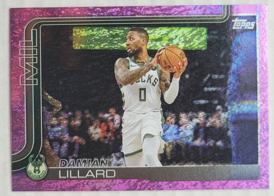 Damian Lillard - 2025-26 Topps Pink Holo Foil #55