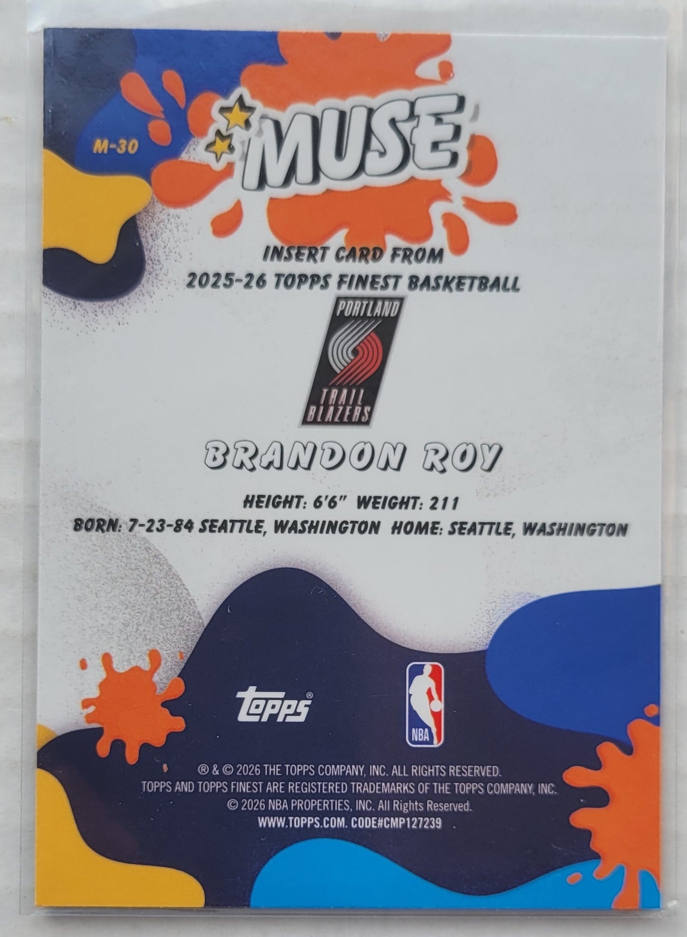Brandon Roy - 2025-26 Finest Muse #M30