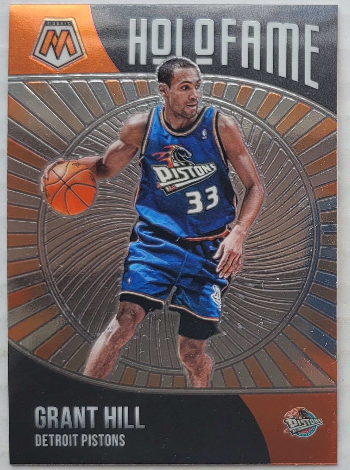 Grant Hill - 2020-21 Panini Mosaic HoloFame #16
