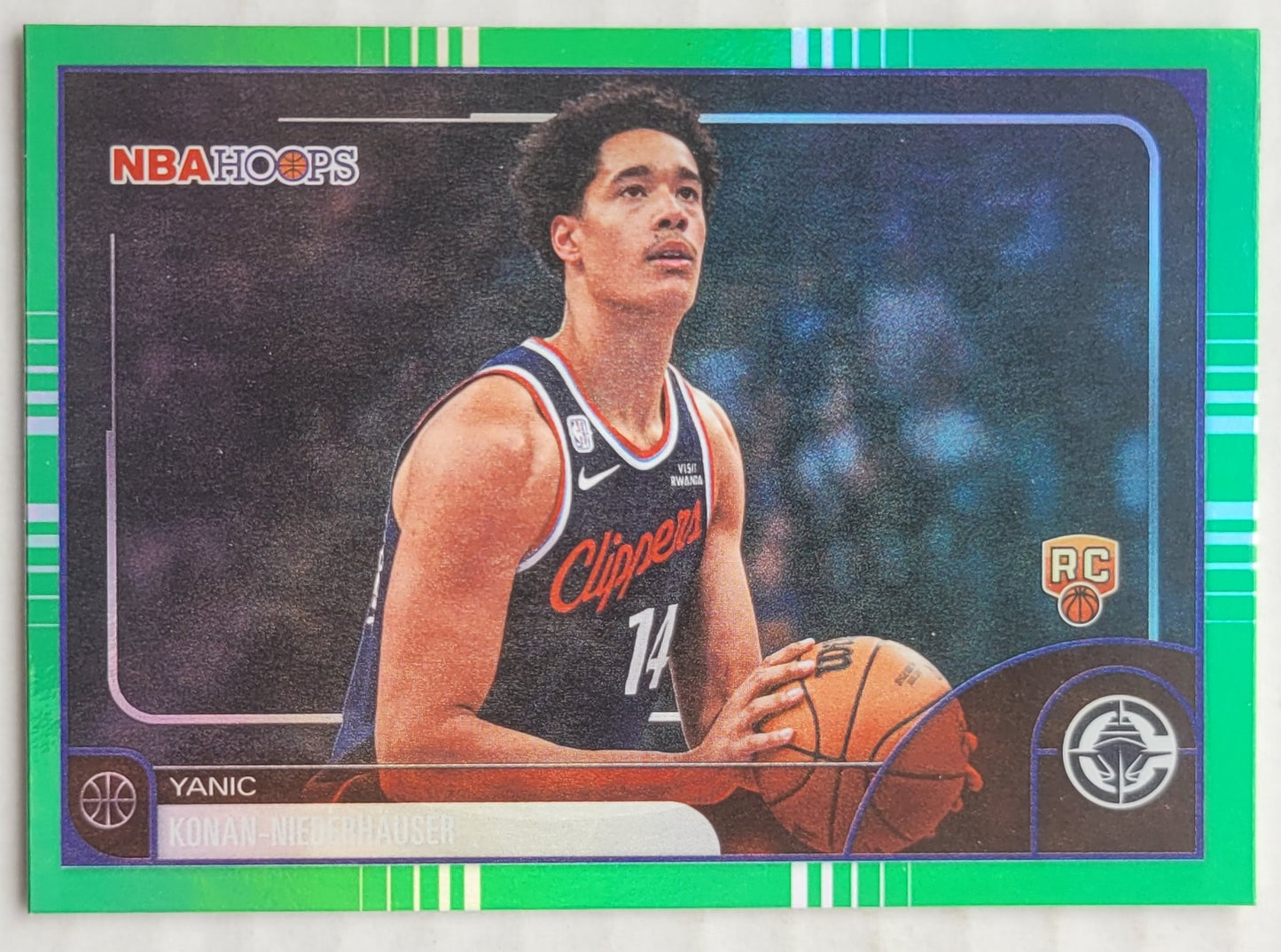 Yanic Konan-Niederhauser - 2025-26 Hoops Green Hoops #238 RC