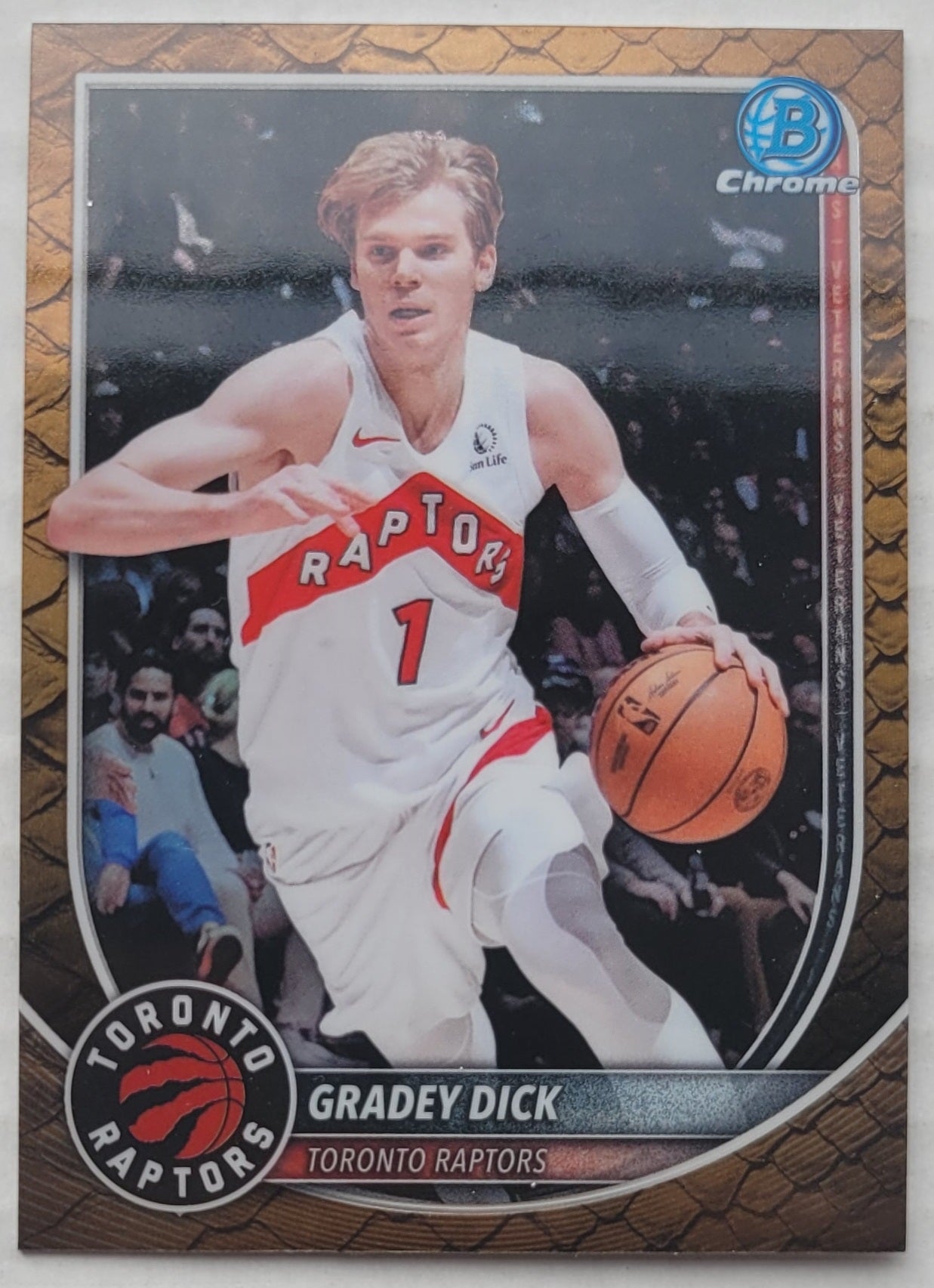 Gradey Dick - 2025-26 Bowman Chrome Reptilian Refractors #BCV70