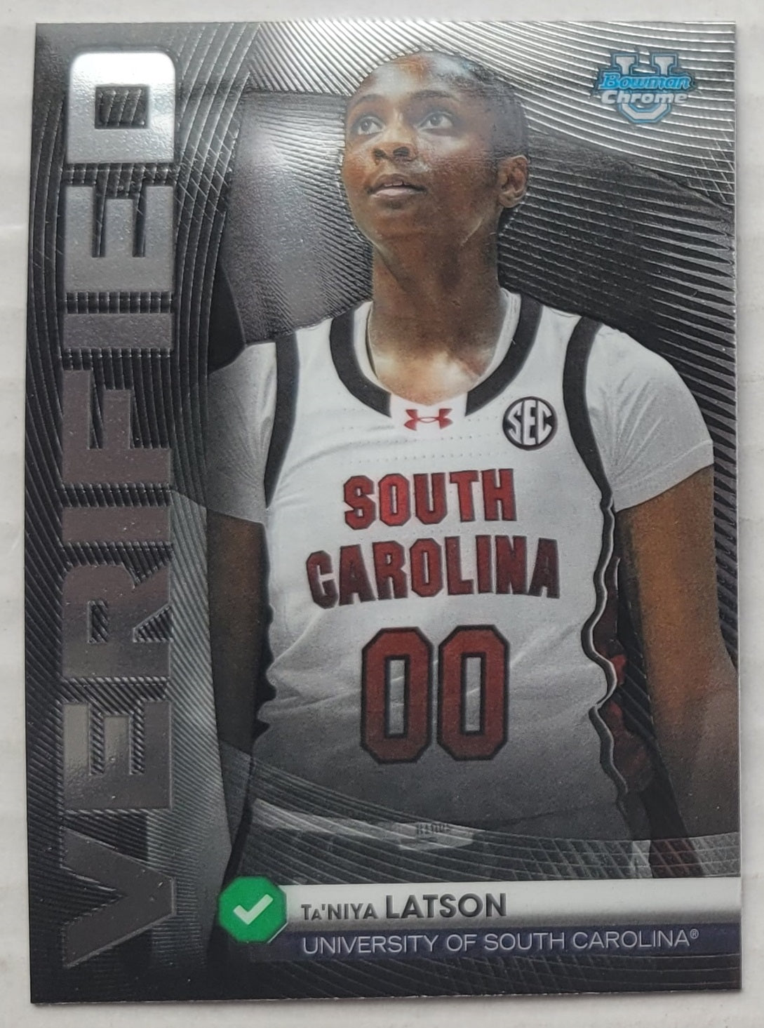 Ta'Niya Latson - 2025-26 Bowman Chrome University Verified #BV18