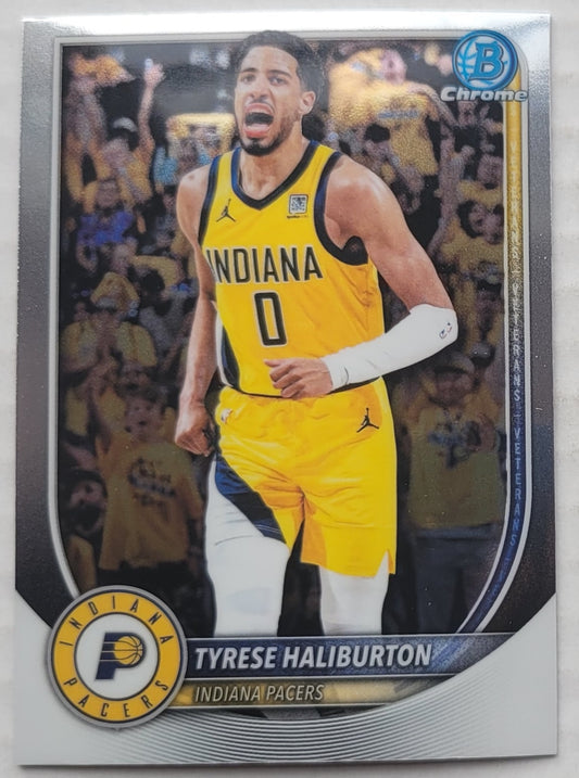 Tyrese Haliburton - 2025-26 Bowman Chrome #BCV77