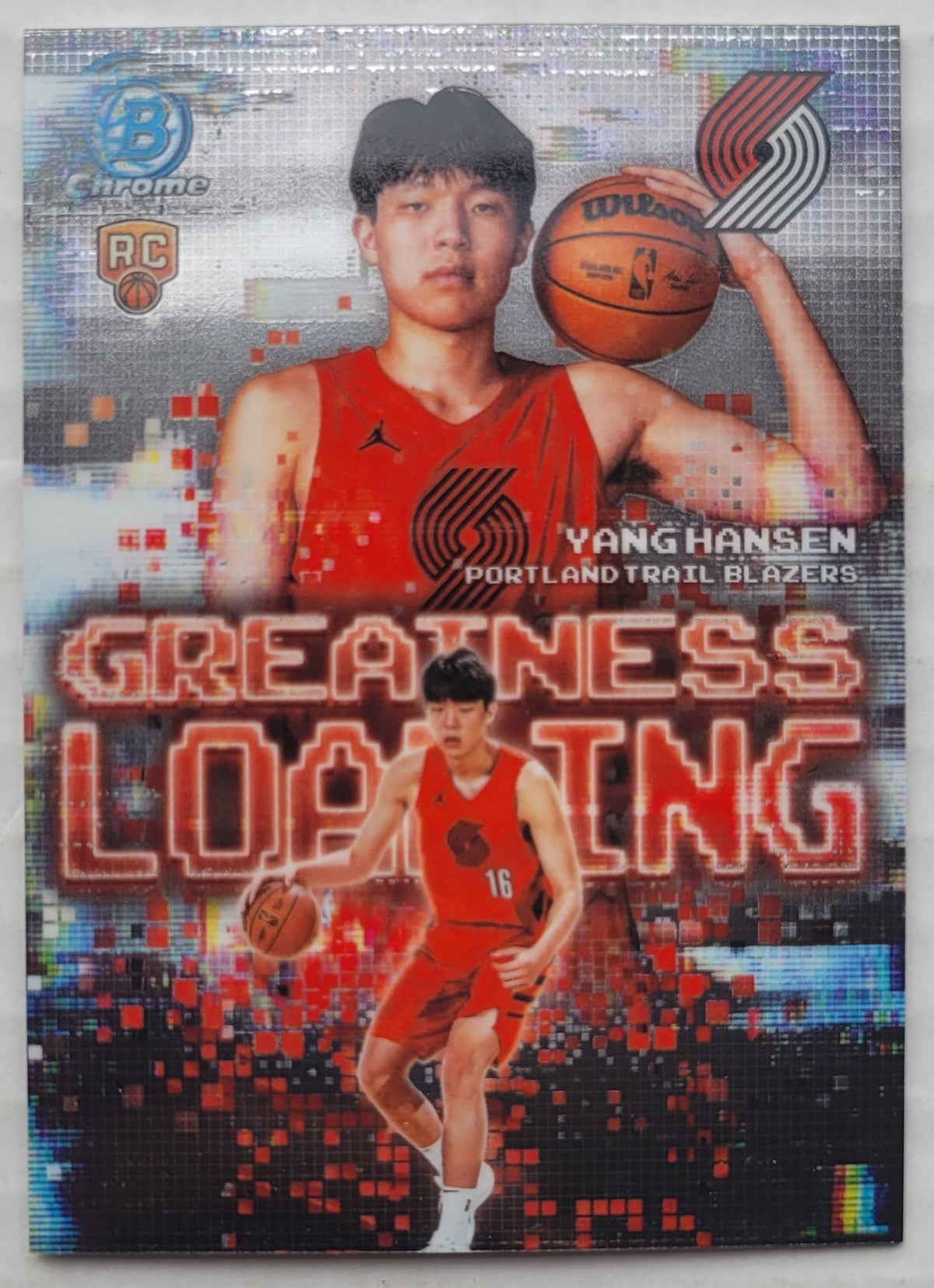 Yang Hansen - 2025-26 Bowman Chrome Greatness Loading #GL16