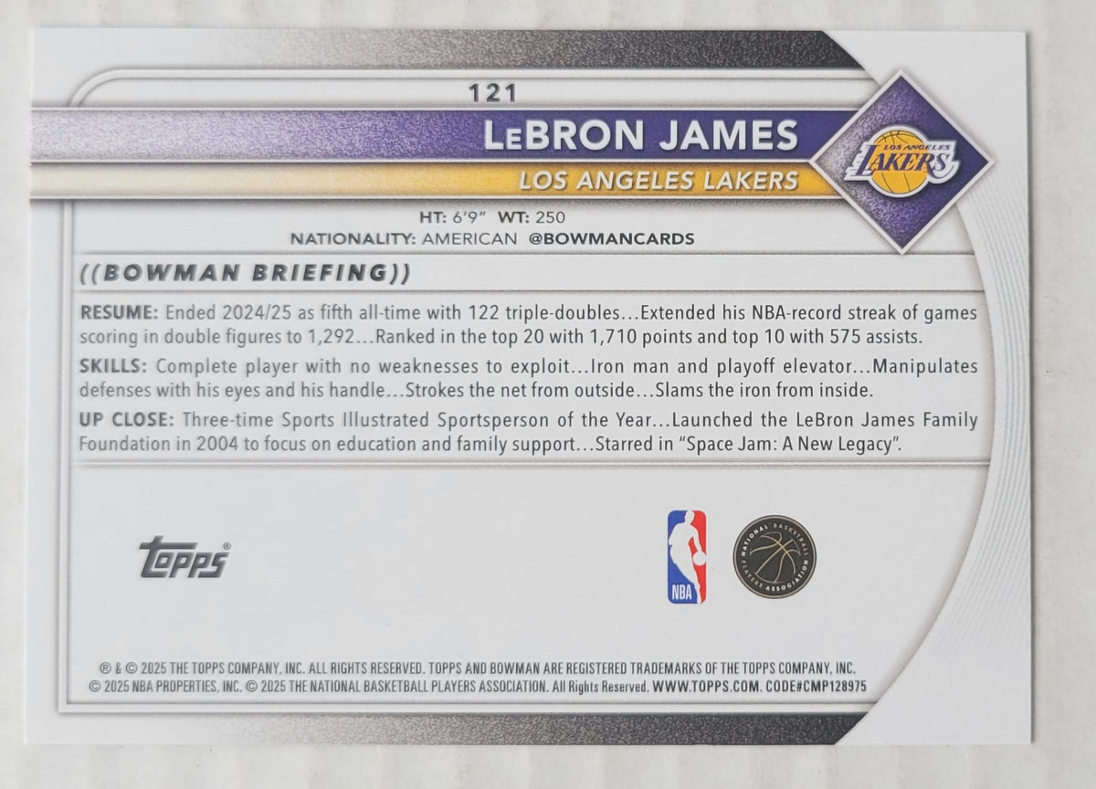 LeBron James - 2025-26 Bowman #121