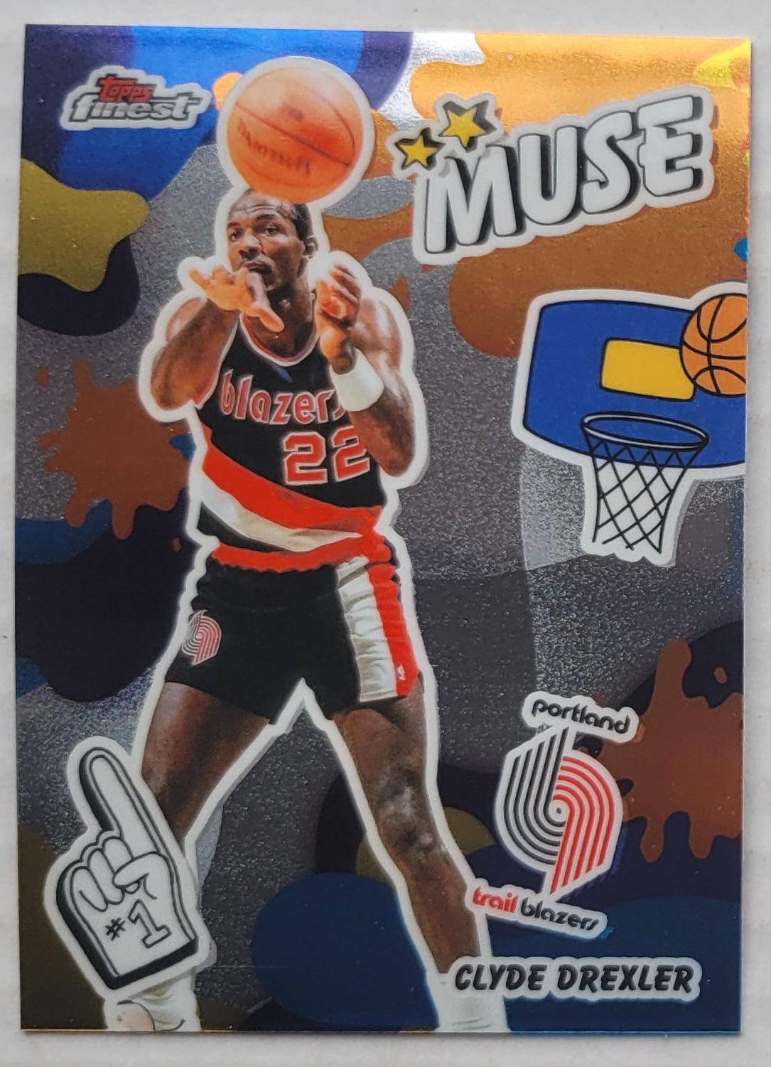 Clyde Drexler - 2025-26 Finest Muse #M22