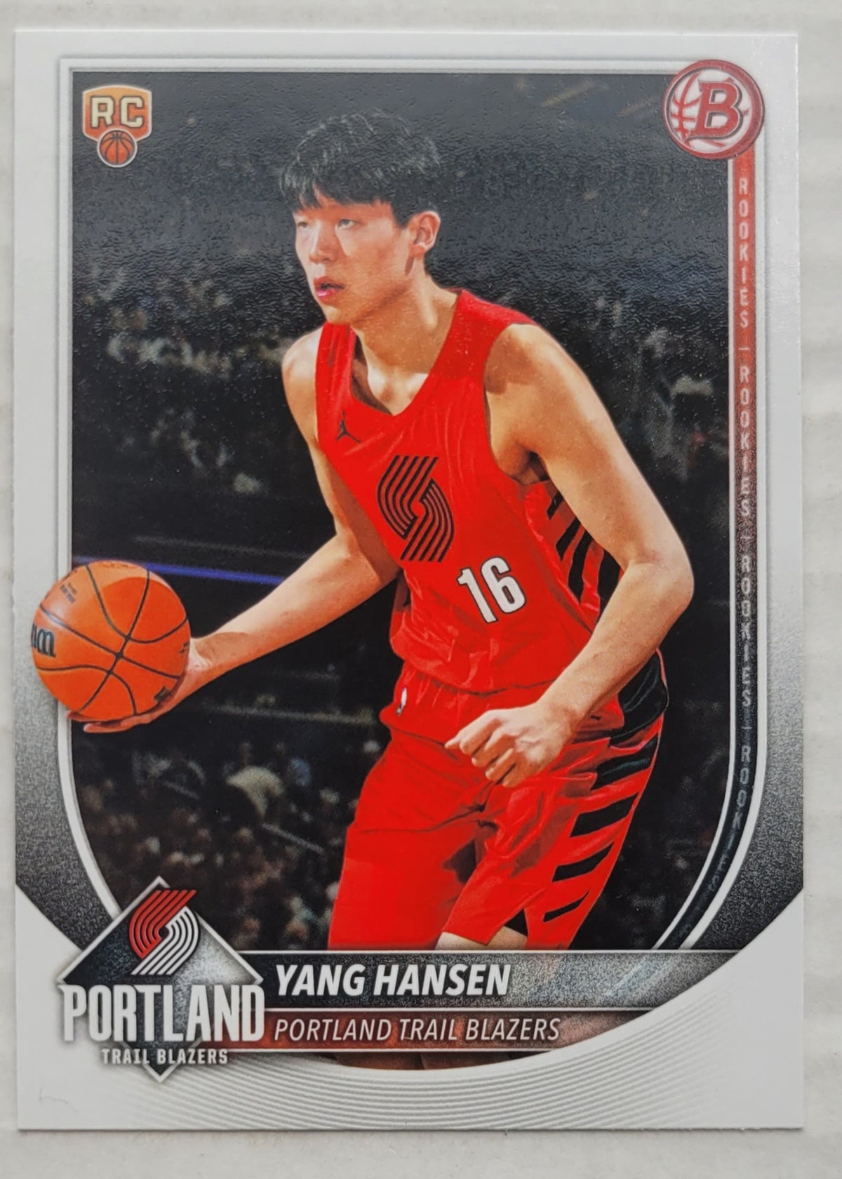 Yang Hansen - 2025-26 Bowman #16 RC
