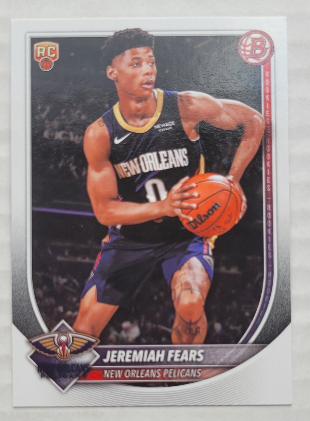 Jeremiah Fears - 2025-26 Bowman #7 RC