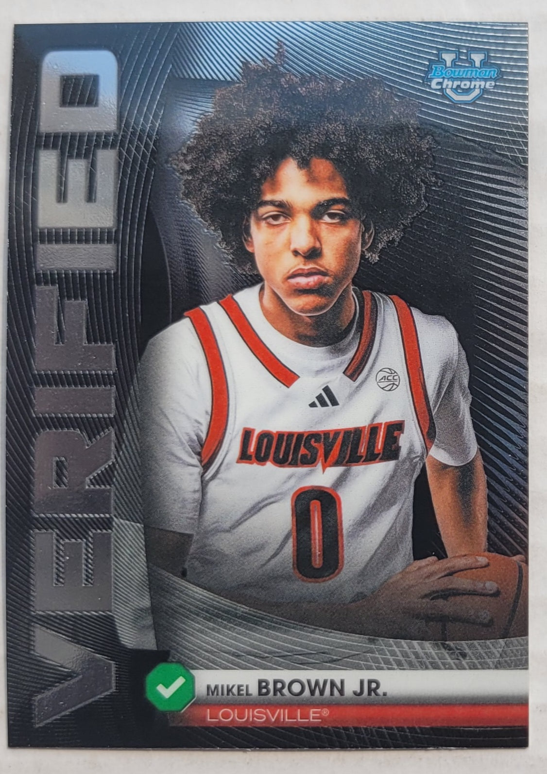 Mikel Brown Jr. - 2025-26 Bowman Chrome University Verified #BV11