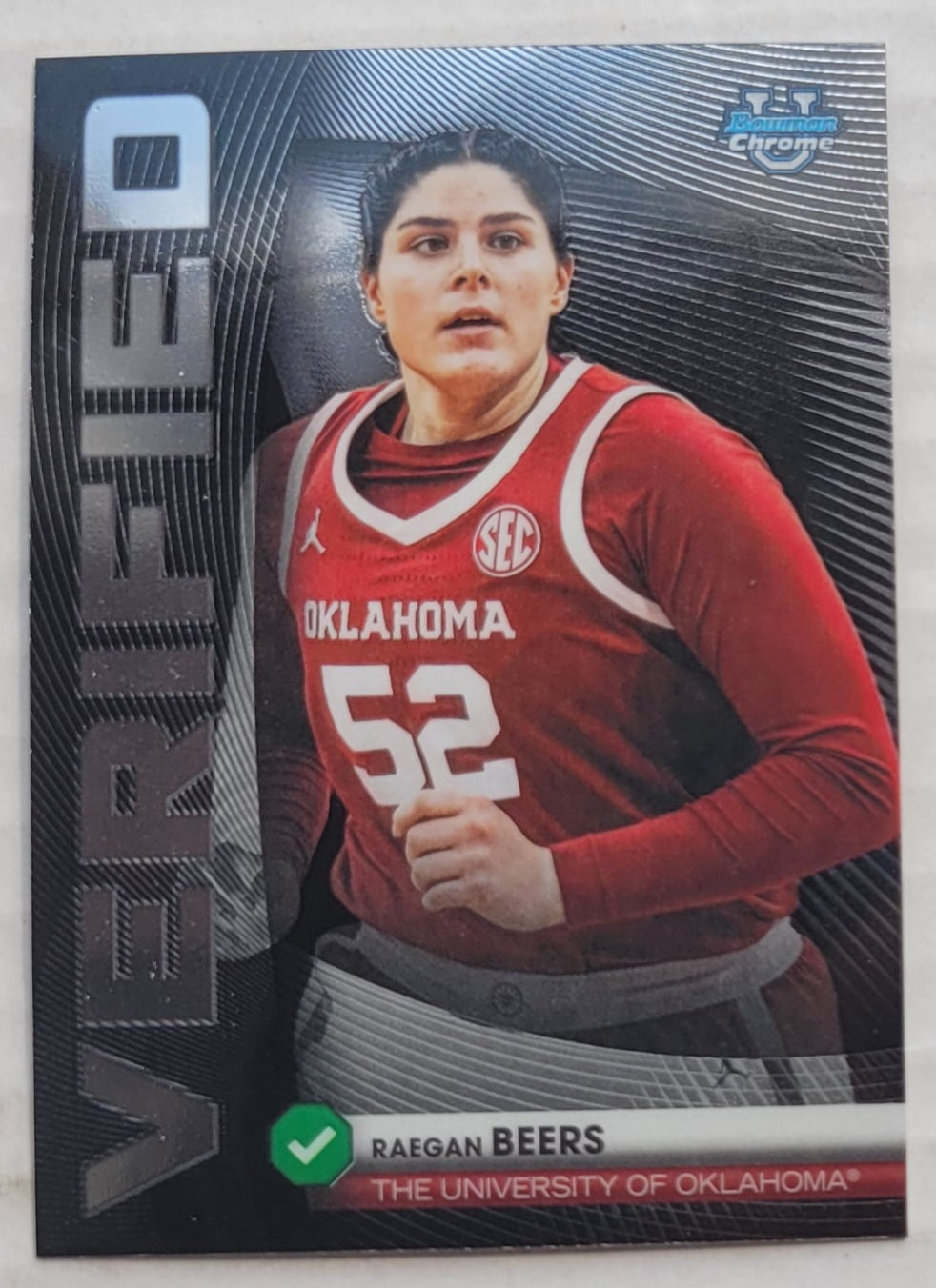 Raegan Beers - 2025-26 Bowman Chrome University Verified #BV7