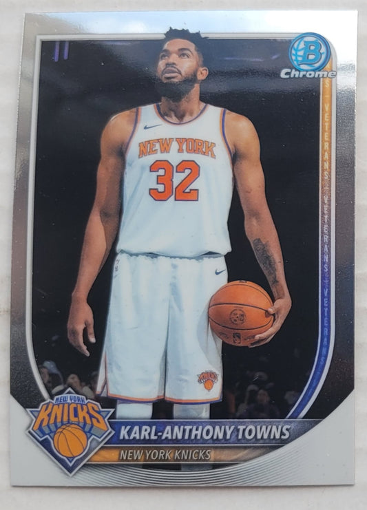 Karl-Anthony Towns - 2025-26 Bowman Chrome #BCV64