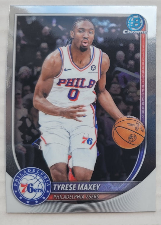 Tyrese Maxey - 2025-26 Bowman Chrome #BCV66