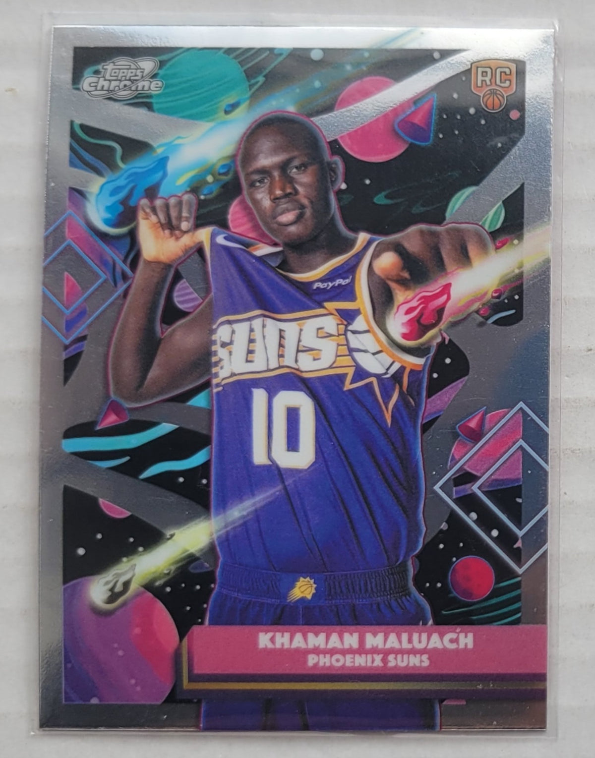 Khaman Maluach - 2025-26 Topps Cosmic Chrome #17 RC