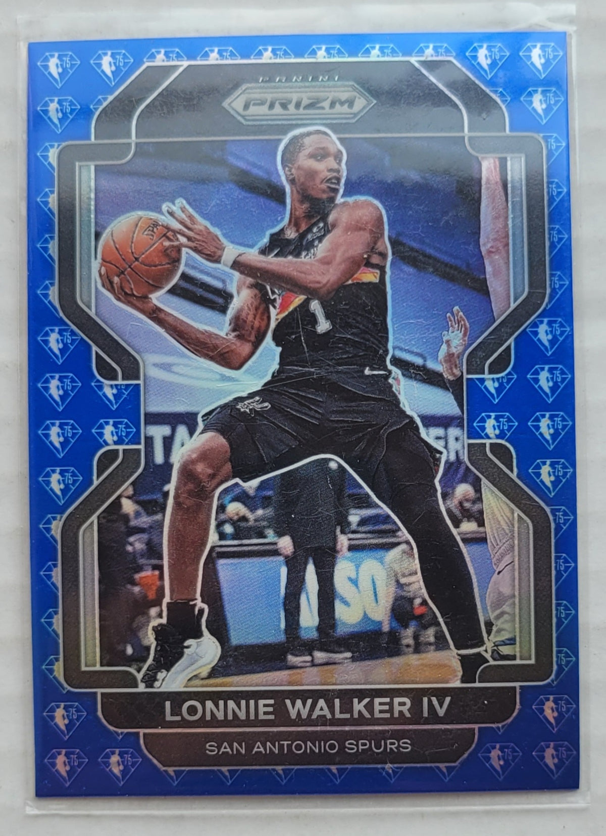 Lonnie Walker IV - 2021-22 Panini Prizm Prizms NBA 75th Anniversary #36