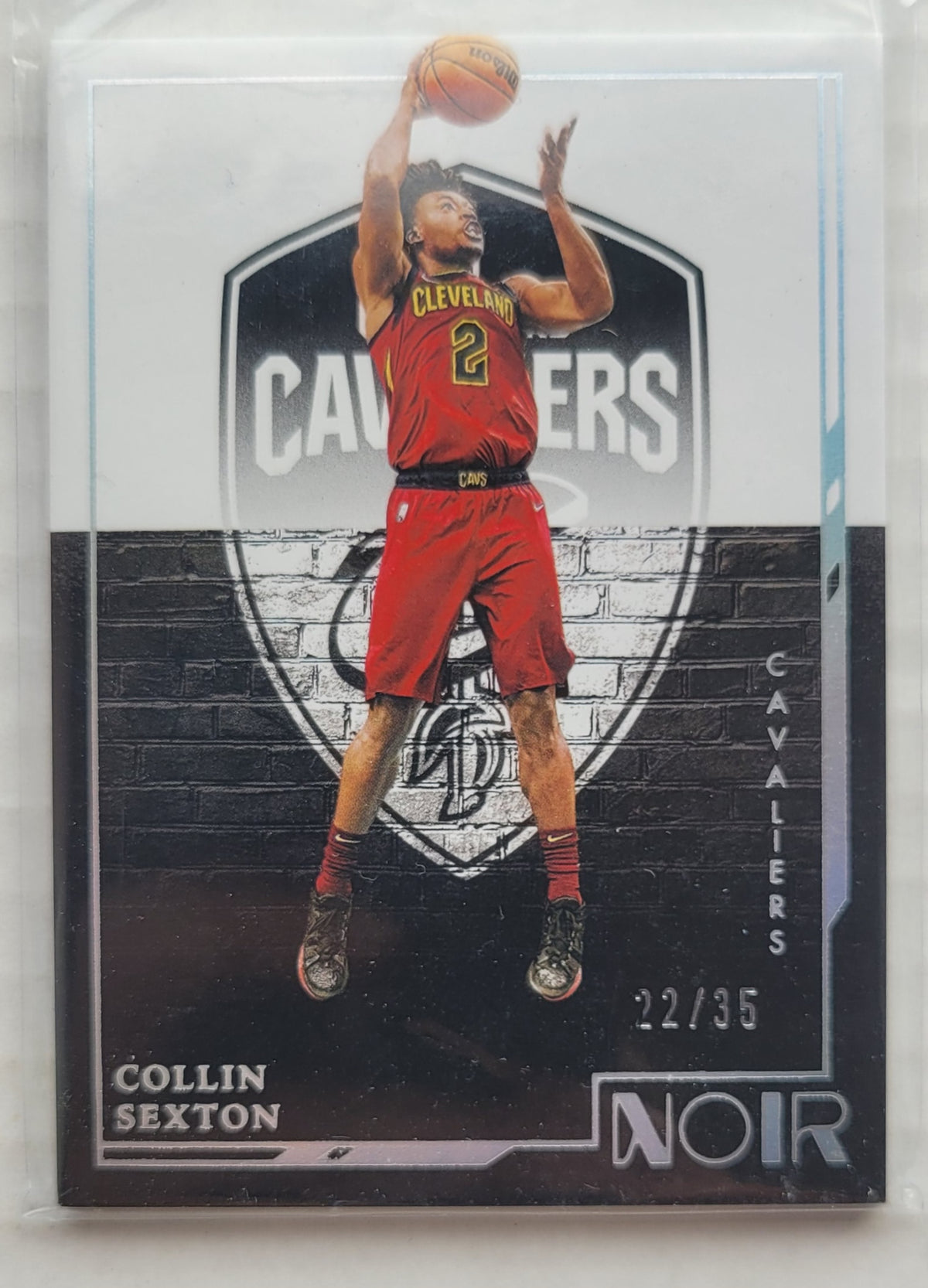 Collin Sexton I - 2021-22 Panini Noir Holo Silver #128 - 22/35