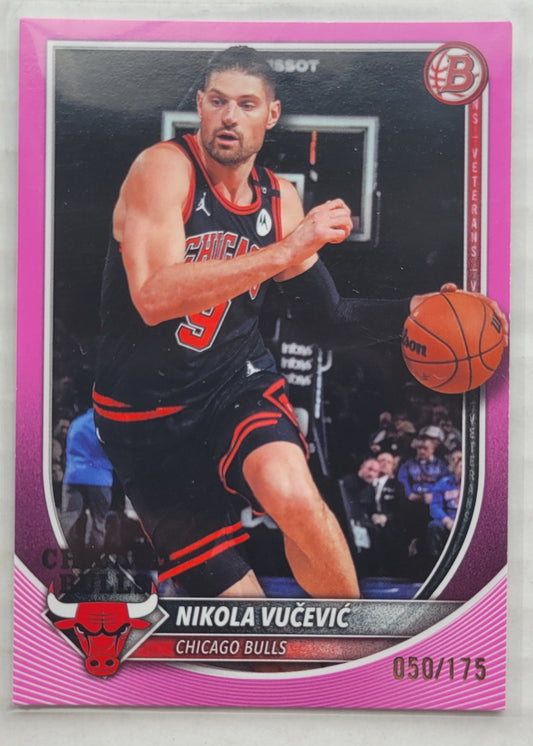 Nikola Vucevic - 2025-26 Bowman Pink Border #157 - 050/175