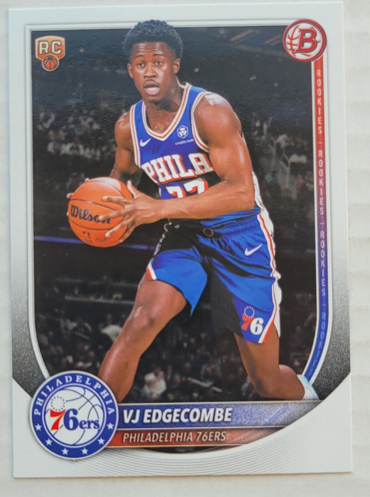 VJ Edgecombe - 2025-26 Bowman #3 RC