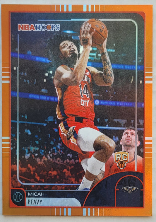 Micah Peavy - 2025-26 Hoops Orange Hoops #229 RC