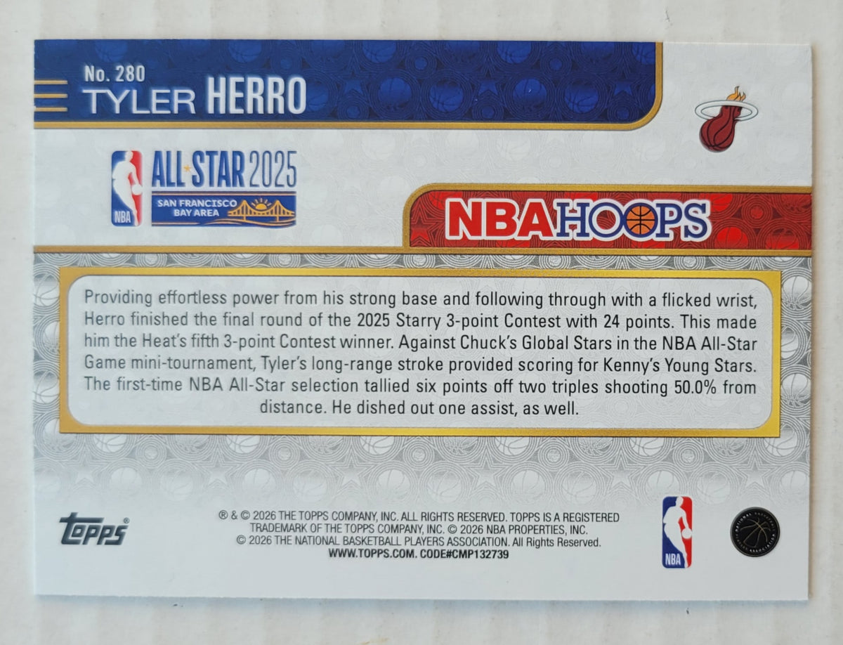 Tyler Herro - 2025-26 Hoops #280 AS
