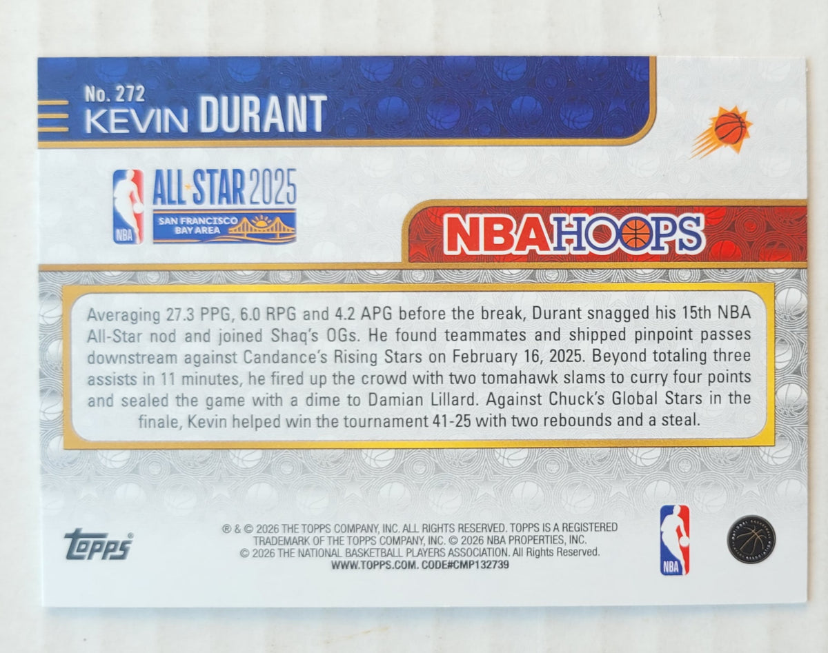 Kevin Durant - 2025-26 Hoops #272 AS