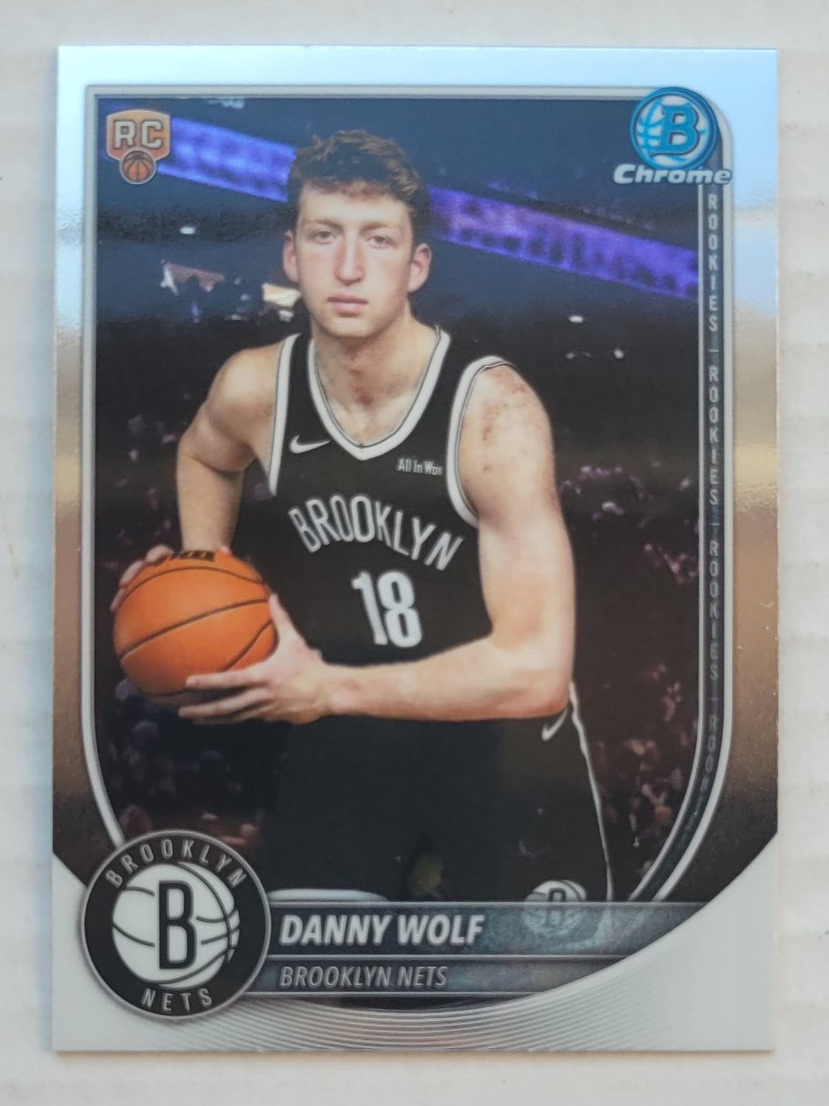 Danny Wolf - 2025-26 Bowman Chrome #BCV27 RC